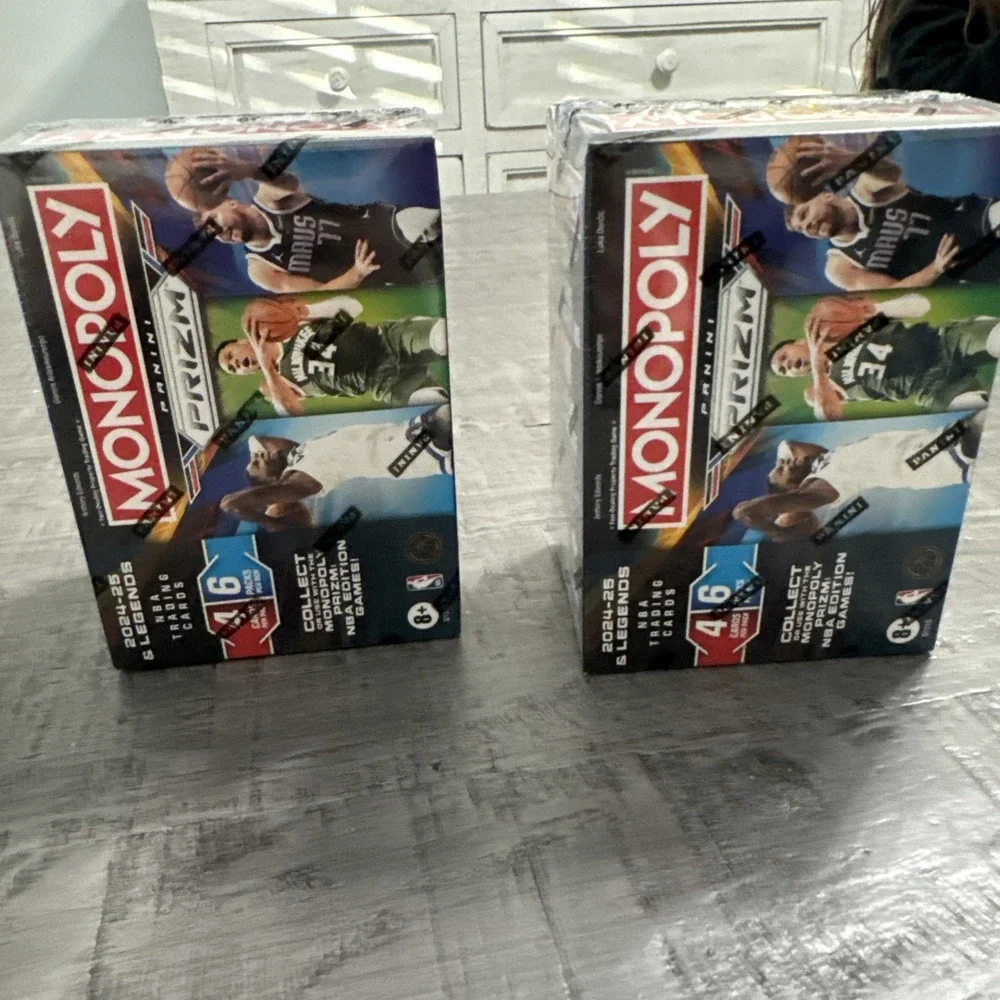 (2) Monopoly Panini Prizm NBA 2024-25 Booster Boxes Sealed Lot Target Release